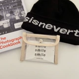 Брендовый кошелек из ПВХ, милый портативный маленький картхолдер, система хранения, Южная Корея