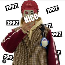 Japanese ins schoolbag pendant tide doll plush doll ugly cute bag hanging decoration cute creative keychain girl