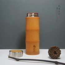 Natural raw bamboo thermos cup bamboo cups bamboo cups bamboo thermos cups purple sand liner thermos cups