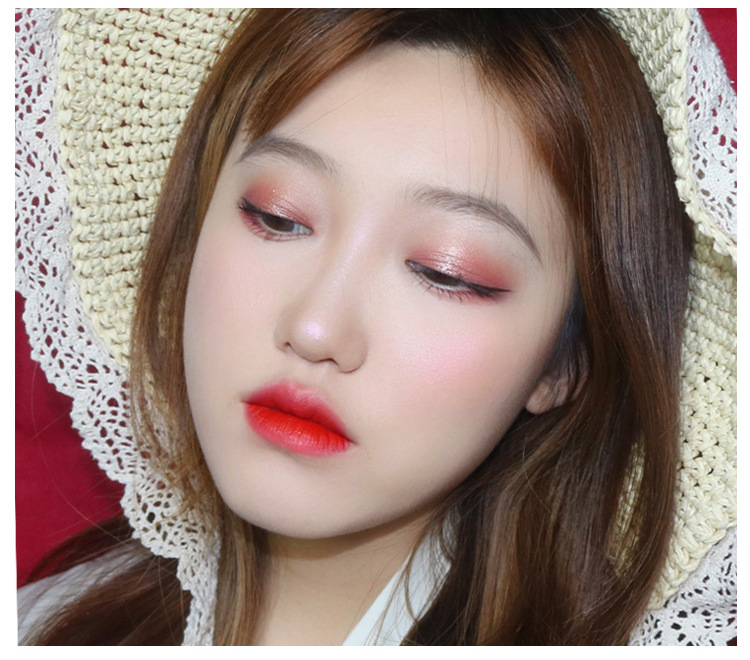 Kem NOVO nhung mờ môi son môi sinh viên dưỡng ẩm son bóng son bóng nhuộm môi lỏng kéo dài không dấu - Son bóng / Liquid Rouge 	son bóng romand 05