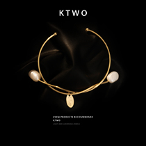 New Fashion Temperament Korean Version Small Fragrance Light Lavish Kgolden Baroque Pearl Bracelet Women Ins Tide Net Red Condo