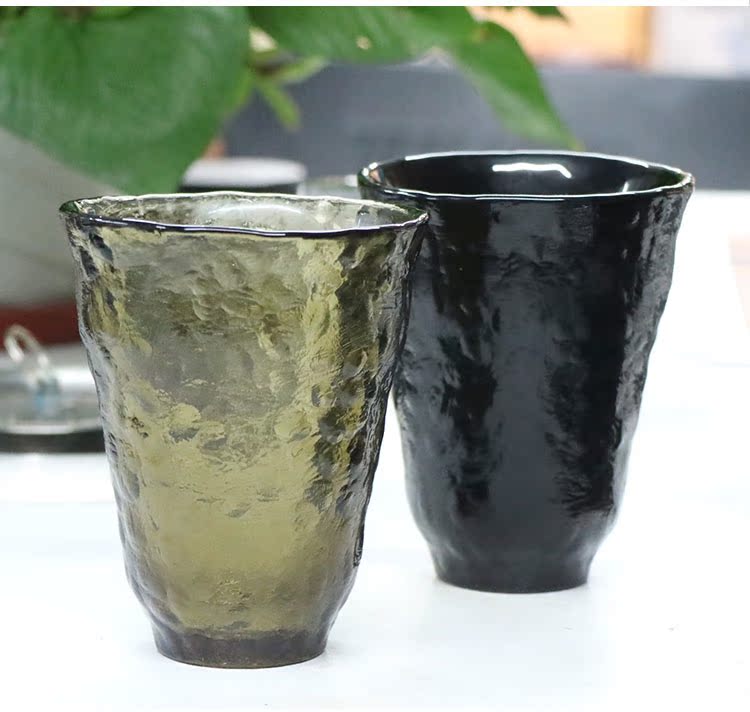 Sản phẩm mới Hammer Coffee Cup Hand Cup Coffee Cup Cool Black Heatproof Anti-scalping Glass Fine Coffee Ware tách uống cà phê