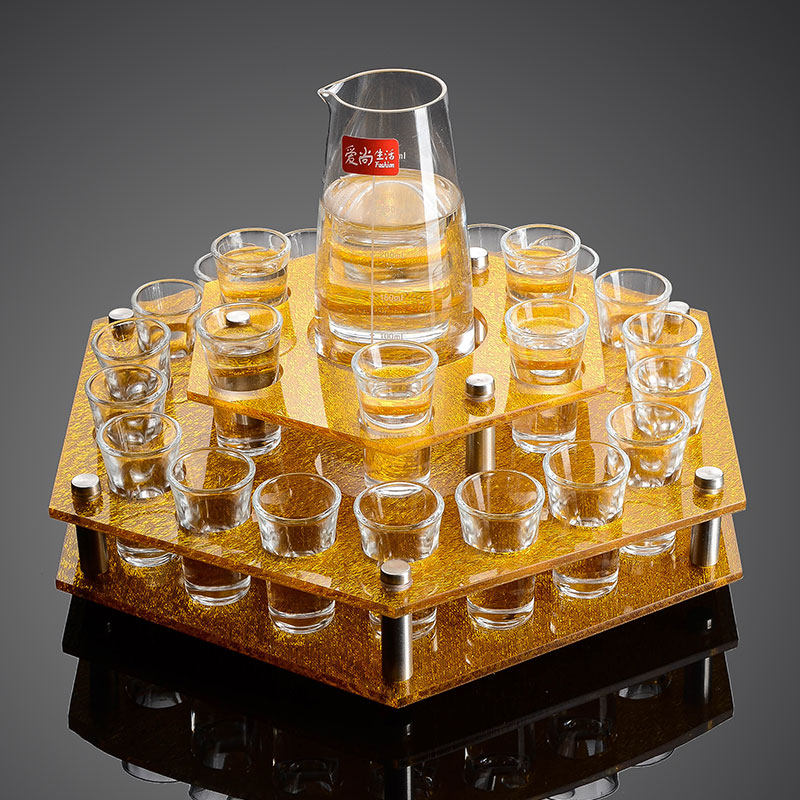 Bullet Cup Rack Suit Bar KTV Liquor Glass Foreign Wine Mug Home Small Shot A Cup B52 Wine