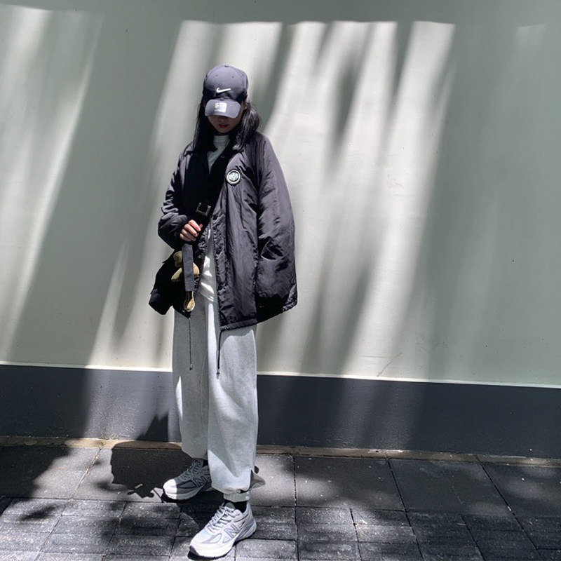 In 2021, the new cotton cotton coat winter coat women's cotton clothes Han edition of loose in harbor wind cotton clothing oversize female tide