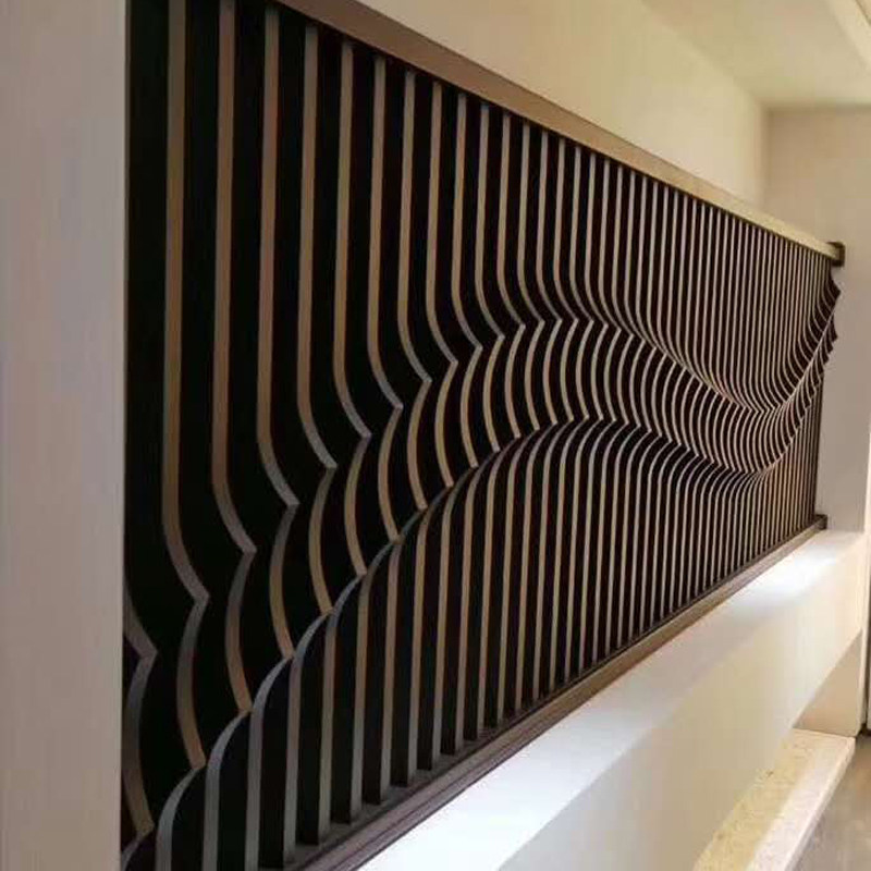 Aluminium Art Guardrails Aluminium Alloy Fencing Balcony Villa Guardrails Community Courtyard Wall Aluminium Fence Iron Art Railing Home