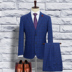 2019 Fat Suit nam Suit Groom Wedding Suit Suit nam Match Với Fat cộng với kích thước Suit nam 