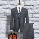 2019 Fat Suit nam Suit Groom Wedding Suit Suit nam Match Với Fat cộng với kích thước Suit nam