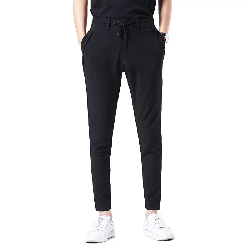 Universal fitted overall, trousers, Korean style, drawstring