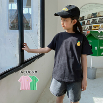 Childrens short-sleeved T-shirt summer childrens clothing coat cotton half-sleeved girls T-shirt in childrens summer clothes thin 2021 New
