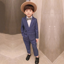 Boys suit spring and autumn childrens small suit jacket English style handsome boy suit Korean version of foreign flower girl dress