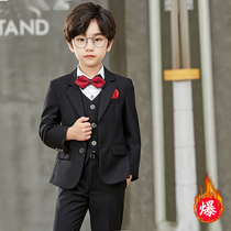 Childrens suit suit suit boy dress boy handsome summer performance Flower Boy small suit suit suit British style spring and autumn