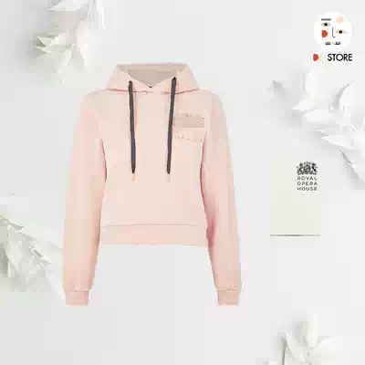 (Emperor spot) Royal Ballet Ballet top ROH pink plus velvet long sleeve hoodie