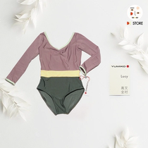 (Yumiko spot)DE STORE imported ballet practice suit long-sleeved dance suit new Lucy