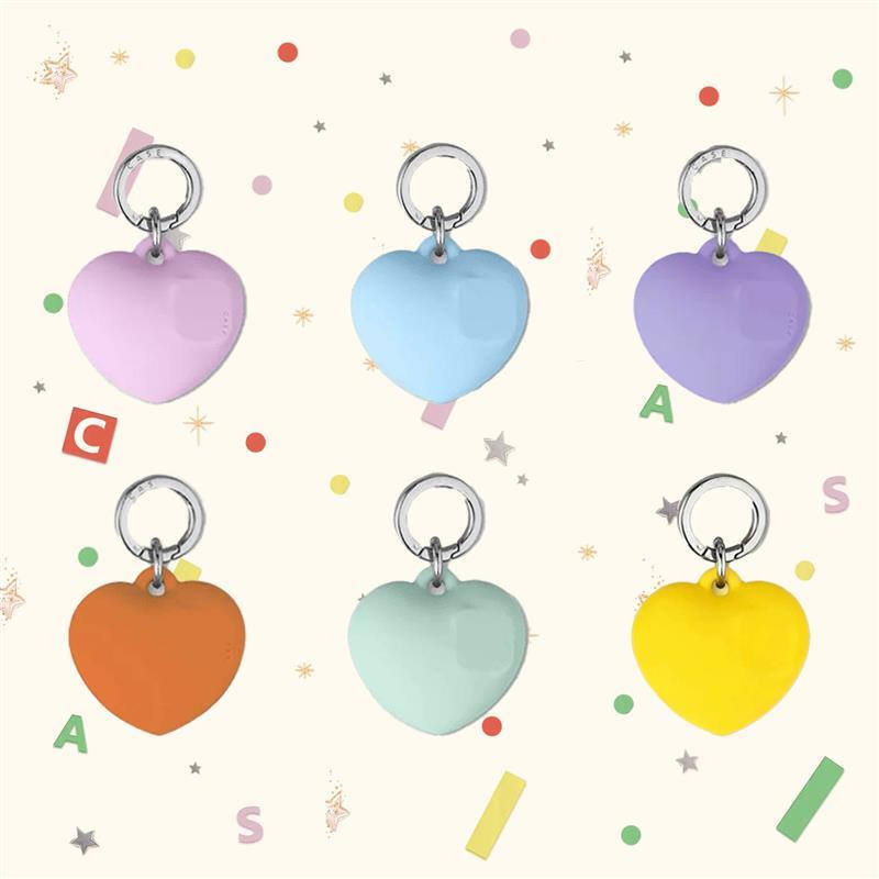 Solid Color Silicone Wavy Heart Pendant Keychain Phone Case Chain Universal Bag Decoration Charm Fashion for Women Solid Color Silicone Wavy Heart Pendant Keychain Phone Case Chain Universal Bag Decoration Charm Fashion for Women