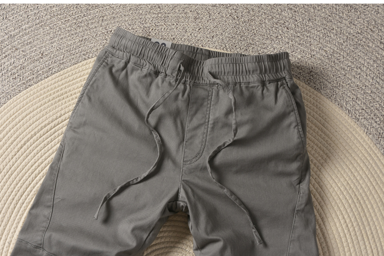 Lưới của nam giới quần chân quần âu vi bom i chùm Jogger quần thun quần eo triều trẻ hoang dã quần áo nam hàng hiệu