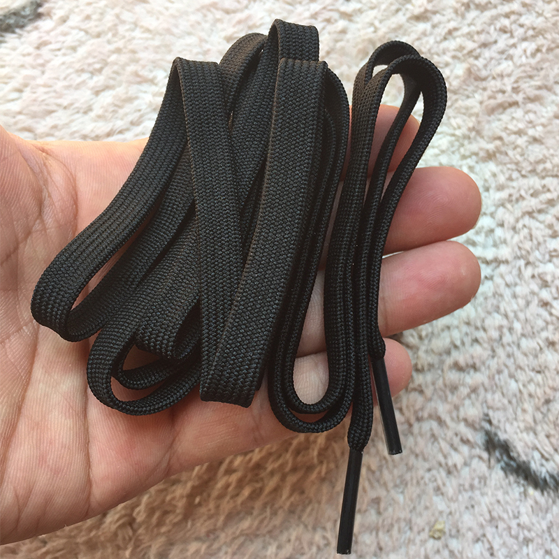 Suitable for Nike Dunk Panda Shoelaces, Original Black Single and Double-Layer Aj1 Men's and Women's Sneakers, Air Force Flat Laces