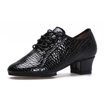 New female adult Latin dance shoes with genuine leather teachers shoes Morden dance shoes Soft bottom for dancing shoes