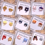 Пепе любит ущипнуть почву/оригинальный бог трехмерные серьги