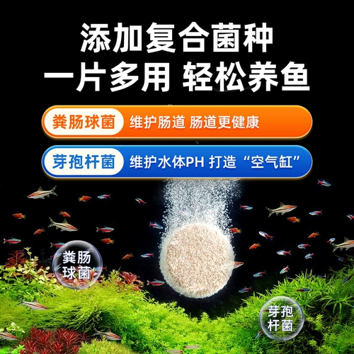 Таблетки для очистки воды в аквариумах, средство для удаления водорослей и мха для декоративных рыб, пробиотики для аквариумных рыб, специальное средство для восстановления нитрита аммиачного азота