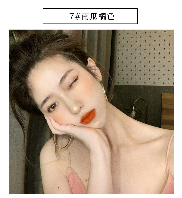 Thái Lan BC Bean Paste Lipstick 09 Beauty Cottage Beautiful Cottage Matte Vintage Aunt Red Lipstick - Son môi