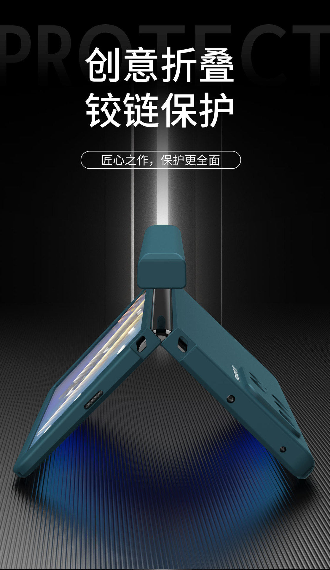 All-inclusive anti-drop hinge macaron solid color case film for Huawei mateX2 phone case foldable screen x2 pic 3