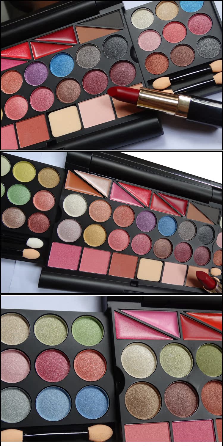 VOCE mỹ phẩm thực tế make-up tray 56.6 gam người mới bắt đầu tìm hiểu trang điểm bóng mắt son môi blush bột lông mày bột phấn mắt đẹp