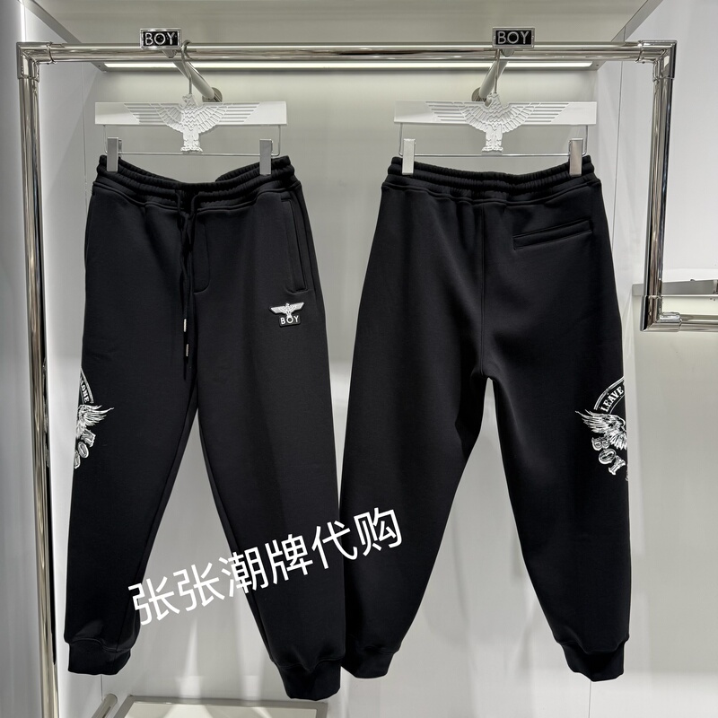 Boy London25 Autumn and Winter Unisex Eagle Embroidered Jogger Sweatpants Casual Pants B254N1506902