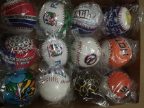 American City Intercontinental Baseball Game Commemorative Ball Color Baseball Cartoon Baseball RandomLy sent no pick