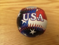 Colorful Commemorative Baseball American Attraction New York Statue of Liberty Verde Terrace Park Space Needle