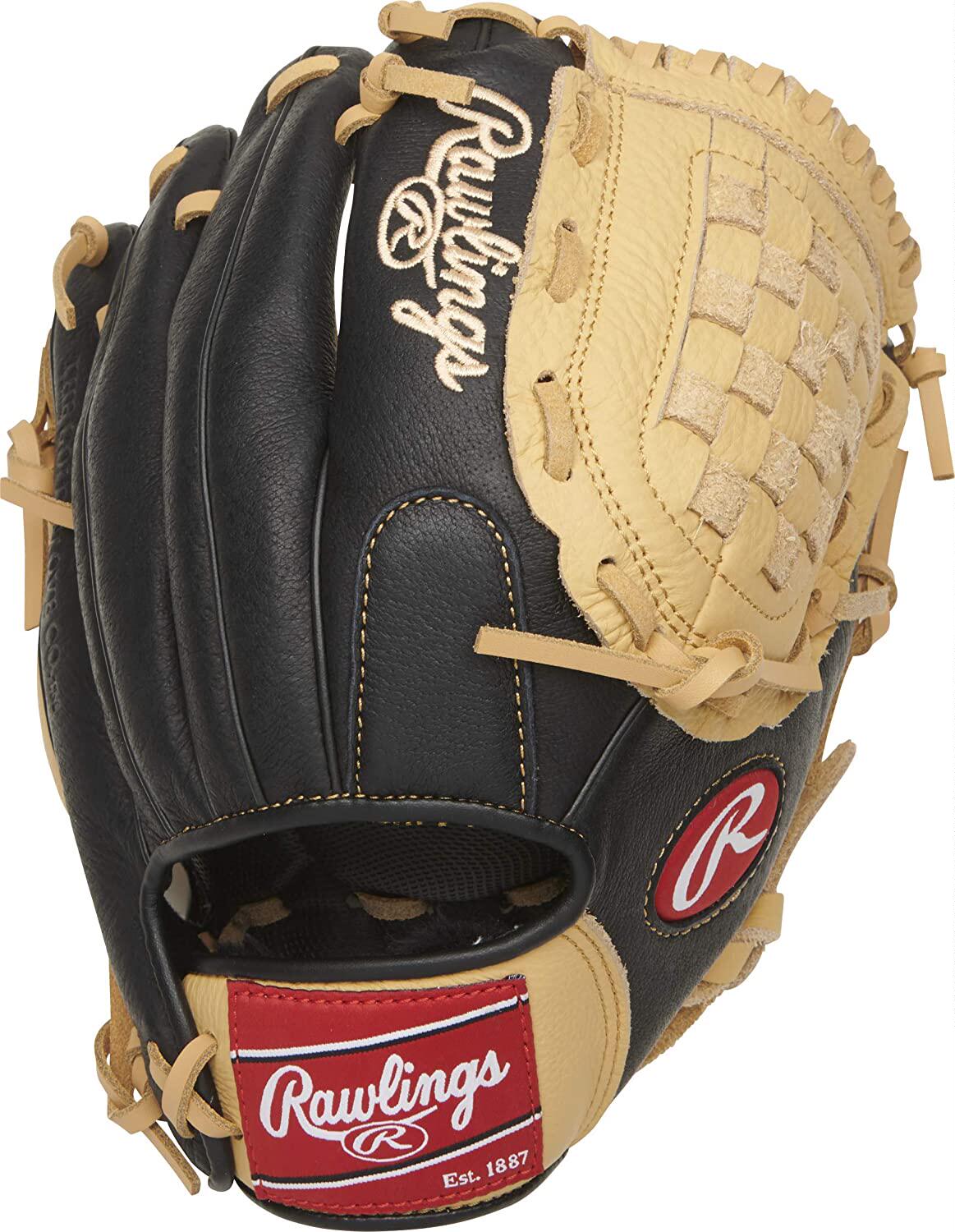 Сша на импорт RAWLINGS начальная школа подростков свиная кожа бейсбол перчатки Подобрать перчатки кувшин 