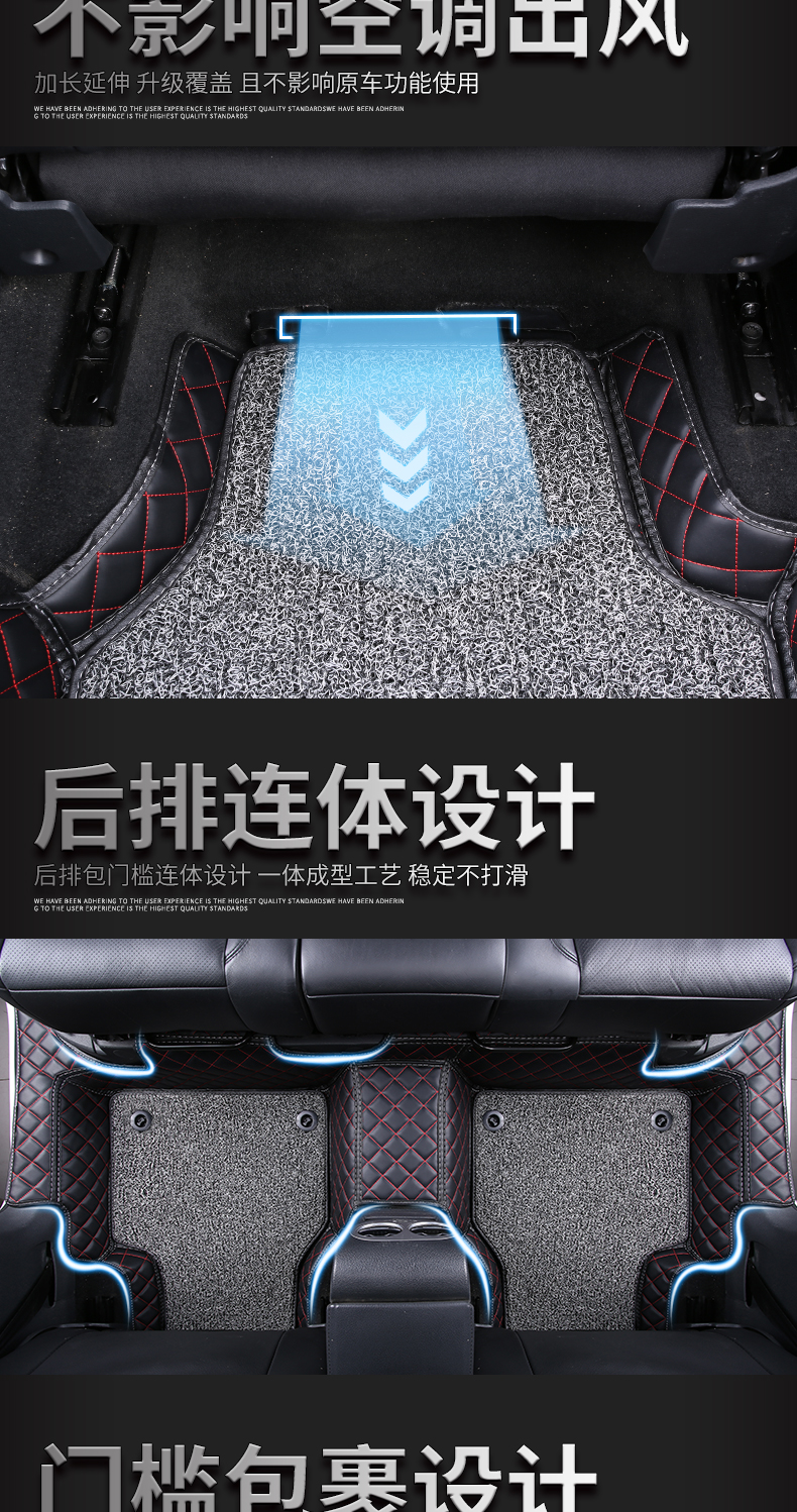 Thảm Nissan Qijun được bao quanh bởi các mẫu 2019 2017 vòng tròn mới lạ xe 5 chỗ đặc biệt để thay đổi vật tư trang trí - Ô tô nội thất Accesseries phụ kiện trang trí xe ô to
