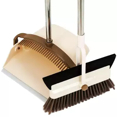 Broom dustpan set combination Household soft hair wiper sweeping broom non-stick hair magic broom dustpan magic