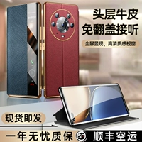 Honor, huawei, чехол для телефона, кожаная раскладная элитная защитная сумка, из натуральной кожи, воловья кожа, новая коллекция, защита при падении, официальный флагманский магазин