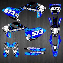 Husqvarna TE250 FE300 TC FC350 Hengjian two-stroke off-road motorcycle decals film car stickers