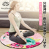 Thảm yoga tròn nữ cao su tự nhiên dày chống trượt nhà in thảm mat thiền thiền ngồi đệm thảm yoga cao su non Yoga