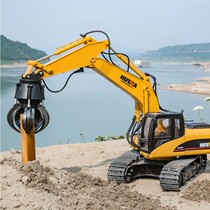 Tandem Engineering Car Grab Ball Machine Breaking Machine Remote Control Model Children Excavators Electric Drill Earth Machine Grip Toys