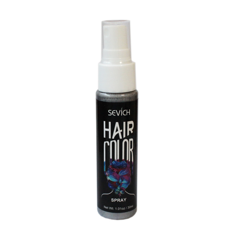 Temporary Hair Dye White Hair Mercury Hair Water Film and Television Makeup Costume Wig Elderly Makeup Eyebrow White Hair Spray