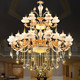 European-Style Villa Living Room Large Chandelier Hotel Lobby Zinc Alloy Duplex Building Lobby Chandelier Staircase Long Chandelier