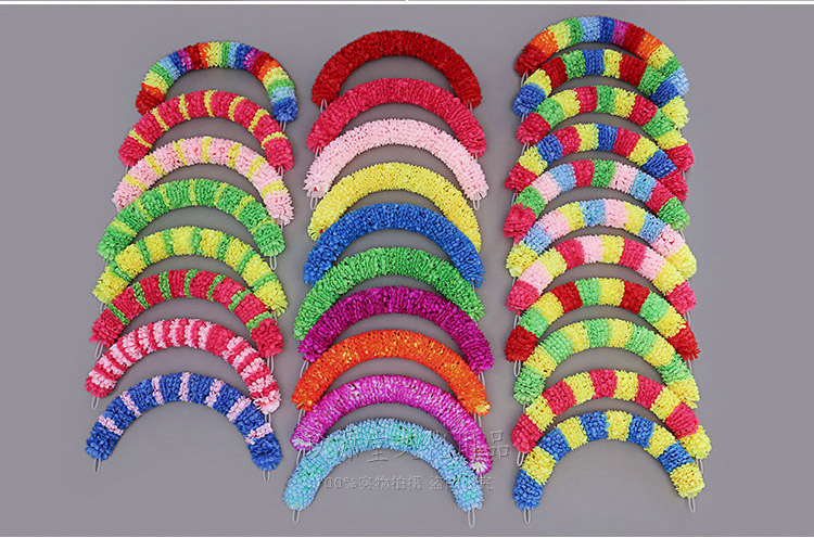 Trò chơi garland dây đạo cụ mẫu giáo nhảy thiết bị nhóm thể dục dụng cụ biểu diễn vòng cứng buổi sáng tập thể dục vòng hoa khai mạc - Khiêu vũ / Thể dục nhịp điệu / Thể dục dụng cụ giày múa đen