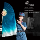 Китайский стиль восемь лет -годы магазин более 20 цветовых фанатов Классические национальные фанаты танца, чернила, национальный фанат танцев, одинокая луна, фанаты