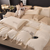 New All-Cotton Brushed Four-Piece Set, Pure Cotton Autumn and Winter Thickened Duvet Cover, 2025 Light Luxury High-End Bedding Set