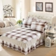 khăn trải giường cotton bảo vệ đơn giường váy tạp dề xù 1.8x2.m thức 1,5m cho một bụi giường bìa trượt - Váy Petti