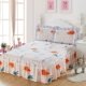 Khăn trải giường bằng vải bông loại trải giường đơn mảnh cotton dày chống bụi trải giường x bảo vệ 1,8 m 2.0m tấm 100% 	chân váy giường