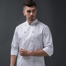 Chef clothes Long sleeve autumn and winter clothes hotel restaurant restaurant chef work clothes baking kitchen men and women cotton chef clothes