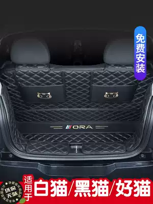 Suitable for Euler black cat trunk mat White cat good cat fully enclosed special car supplies modified decoration trunk mat