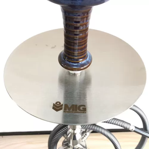 Большой высококлассный арабский кальян из нержавеющей стали, Германия, полный комплект