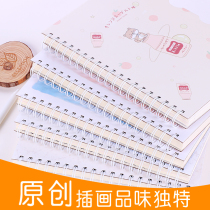 Quartet partner index coil book notes Large notepad for college students with thickened a5 column classroom classification