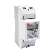 Delixi DDSU6606 household single-phase 220V rail type occupies 2 10-40A digital LCD electronic meter
