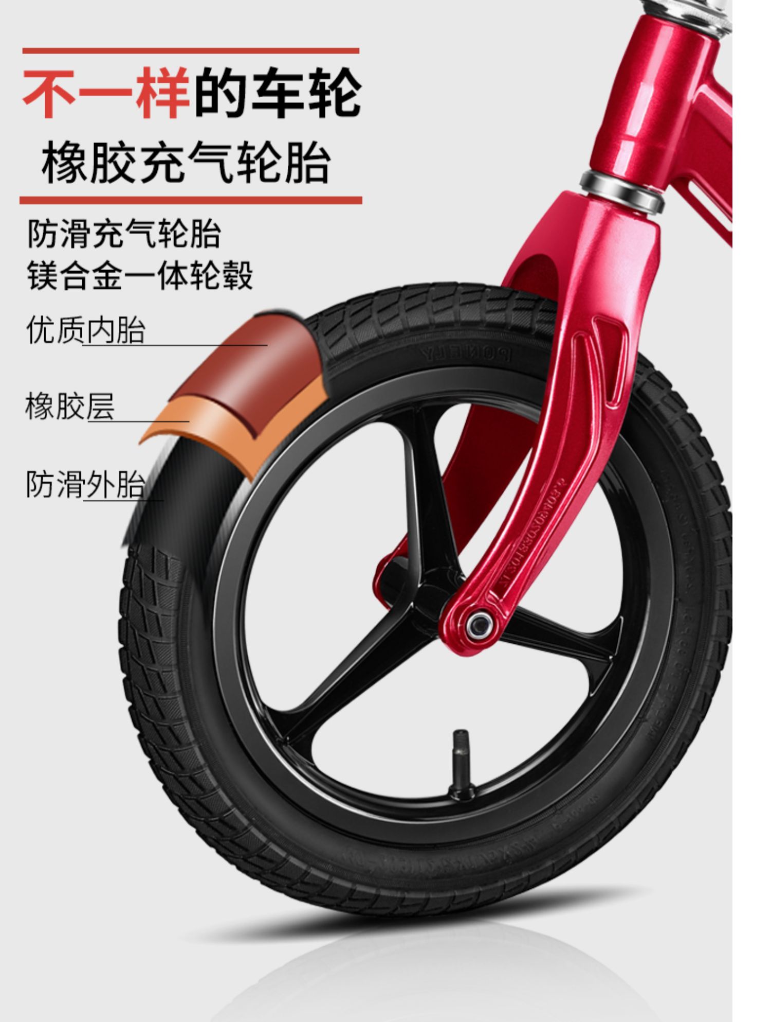 xe 2 bánh cân bằng Xe cân bằng cho trẻ em không có bàn đạp yo-yo Xe hai bánh cho bé 1-3 tuổi - Smart Scooter xe chòi chân thăng bằng