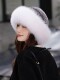 Mink Hat for Women, Autumn and Winter, Whole Mink Fur Small Top Hat, Mink Fur, Fox Fur, Real Fur Small Round Hat, Fisherman Hat, Korean Style
